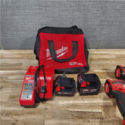 HOUSTON LOCATION - AS - IS Milwaukee 2 Tool Combo Kit W/ (2) Battery & Charger