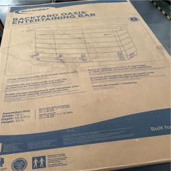 California AS-IS Suncast Backyard Oasis Entertraining Bar