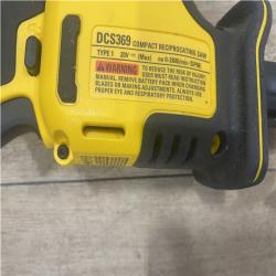 AS-IS DEWALT ATOMIC 20V MAX Cordless Brushless Compact Reciprocating Saw (Tool Only)