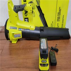 California NEW Ryobi One+ 18V 350 CFM Blower Kit  Includes (1) Battery & Charger