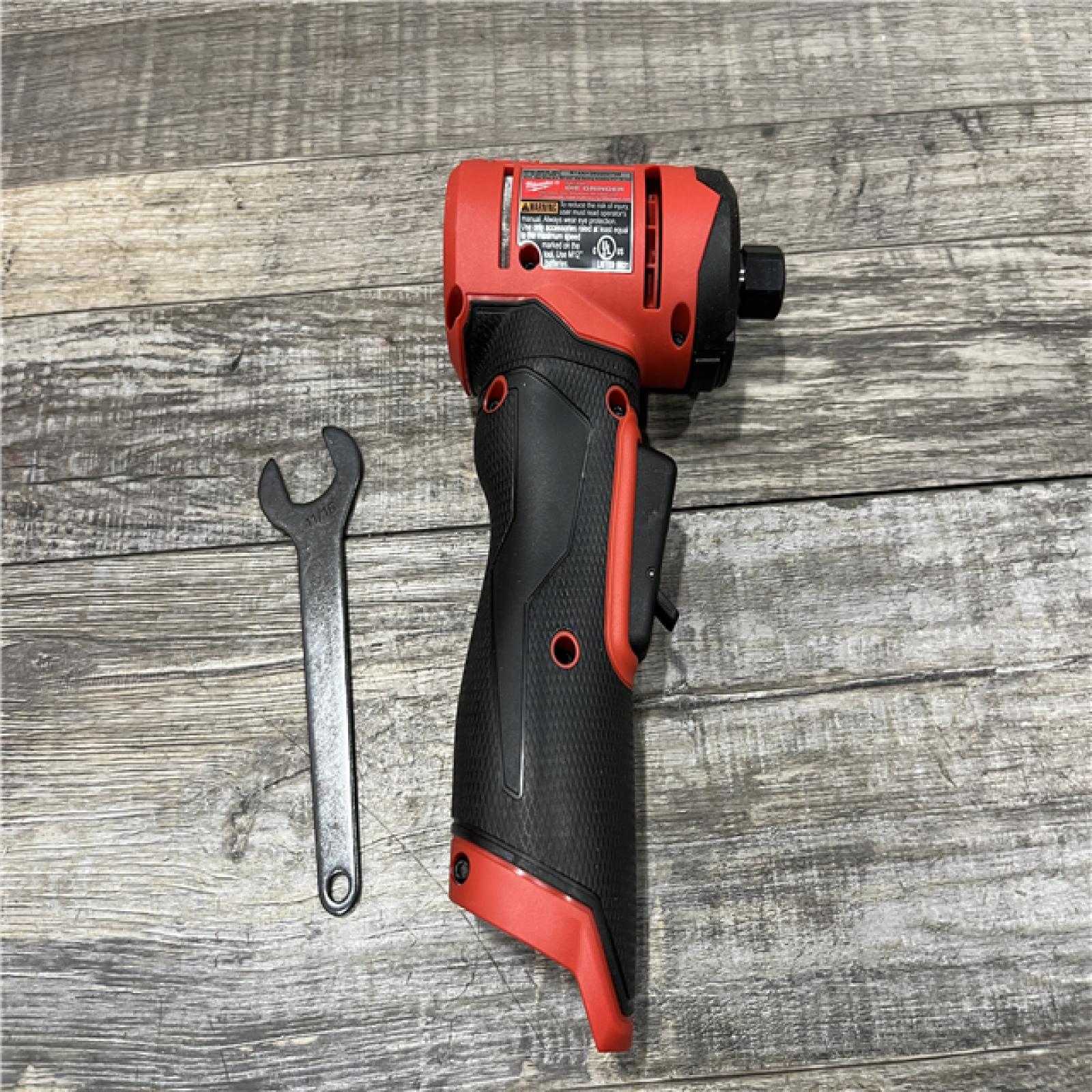 AS-IS Milwaukee FUEL 12V Lithium-Ion Brushless Cordless 1/4 in. Right Angle Die Grinder (Tool-Only)