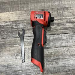 AS-IS Milwaukee FUEL 12V Lithium-Ion Brushless Cordless 1/4 in. Right Angle Die Grinder (Tool-Only)