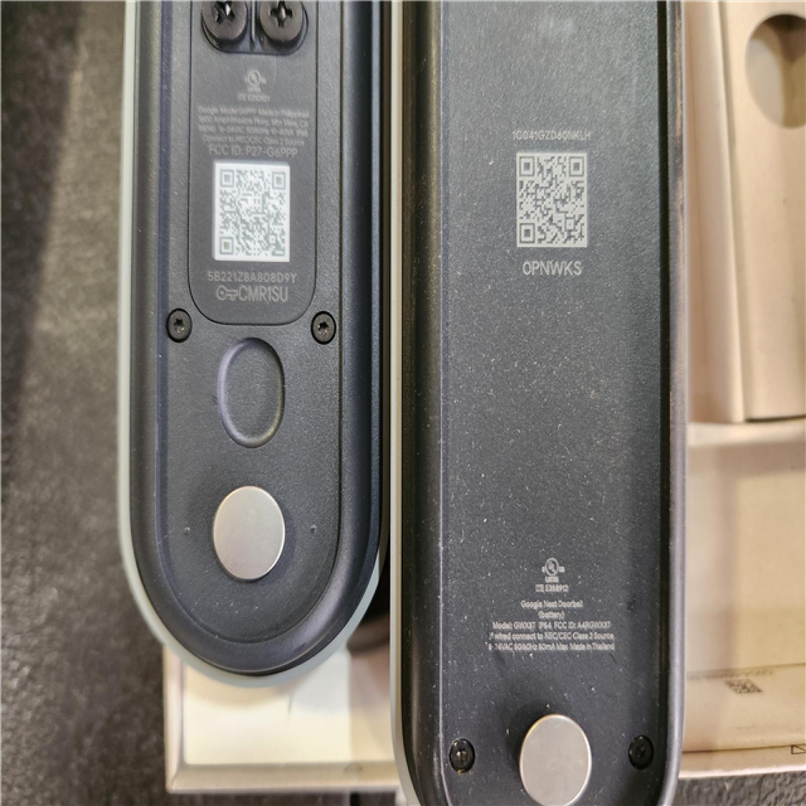 Phoenix AS-IS Google Nest Doorbell (Wired  3rd Gen) - Smart Wi-Fi Video Doorbell Camera (2-Pack)