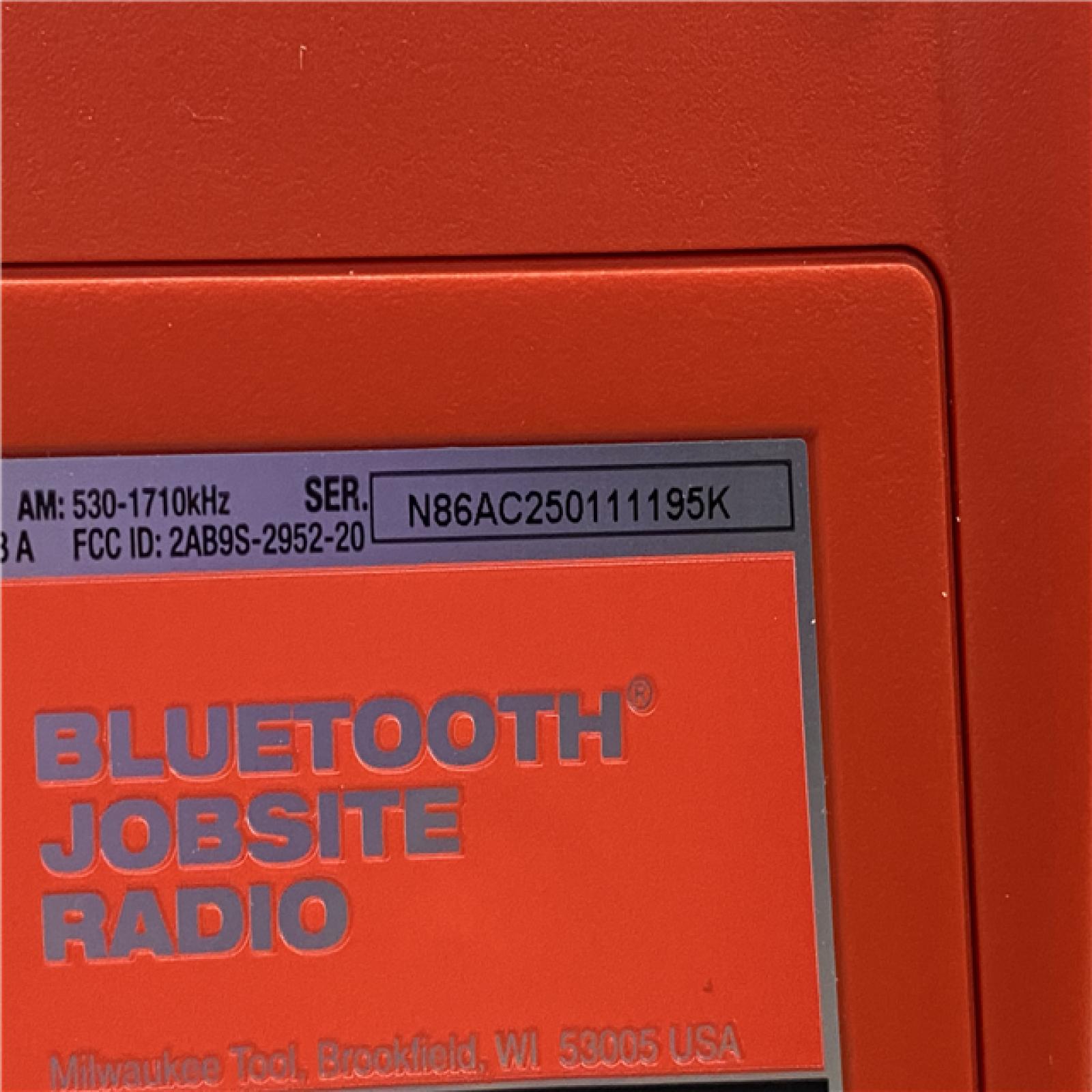 AS-IS Milwaukee 18V Lithium-Ion Cordless Jobsite Radio