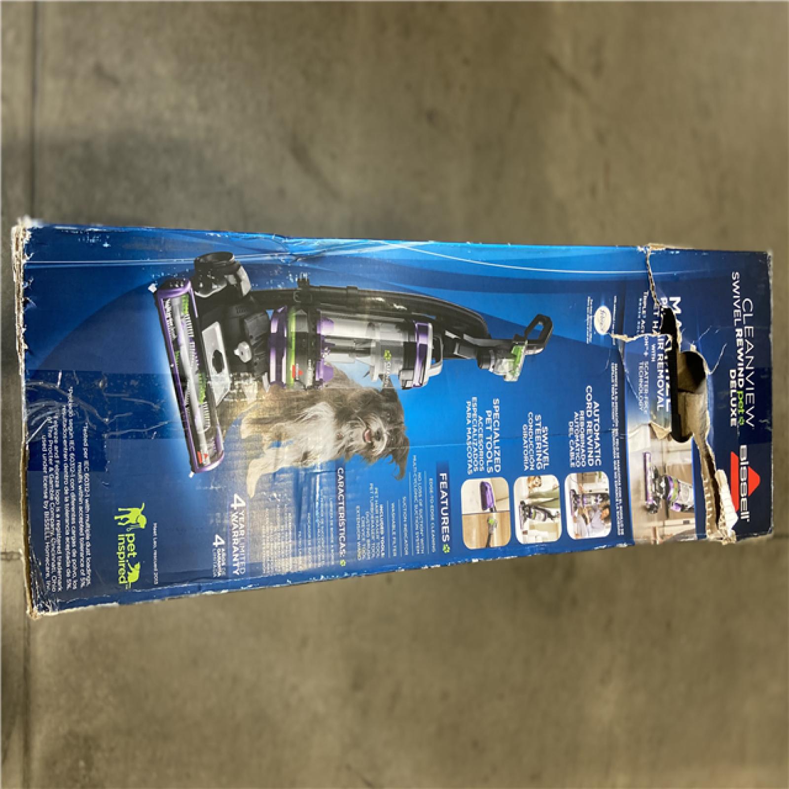 NEW!- BISSELL CleanView Swivel Rewind Bagless Pet Upright Vacuum Cleaner