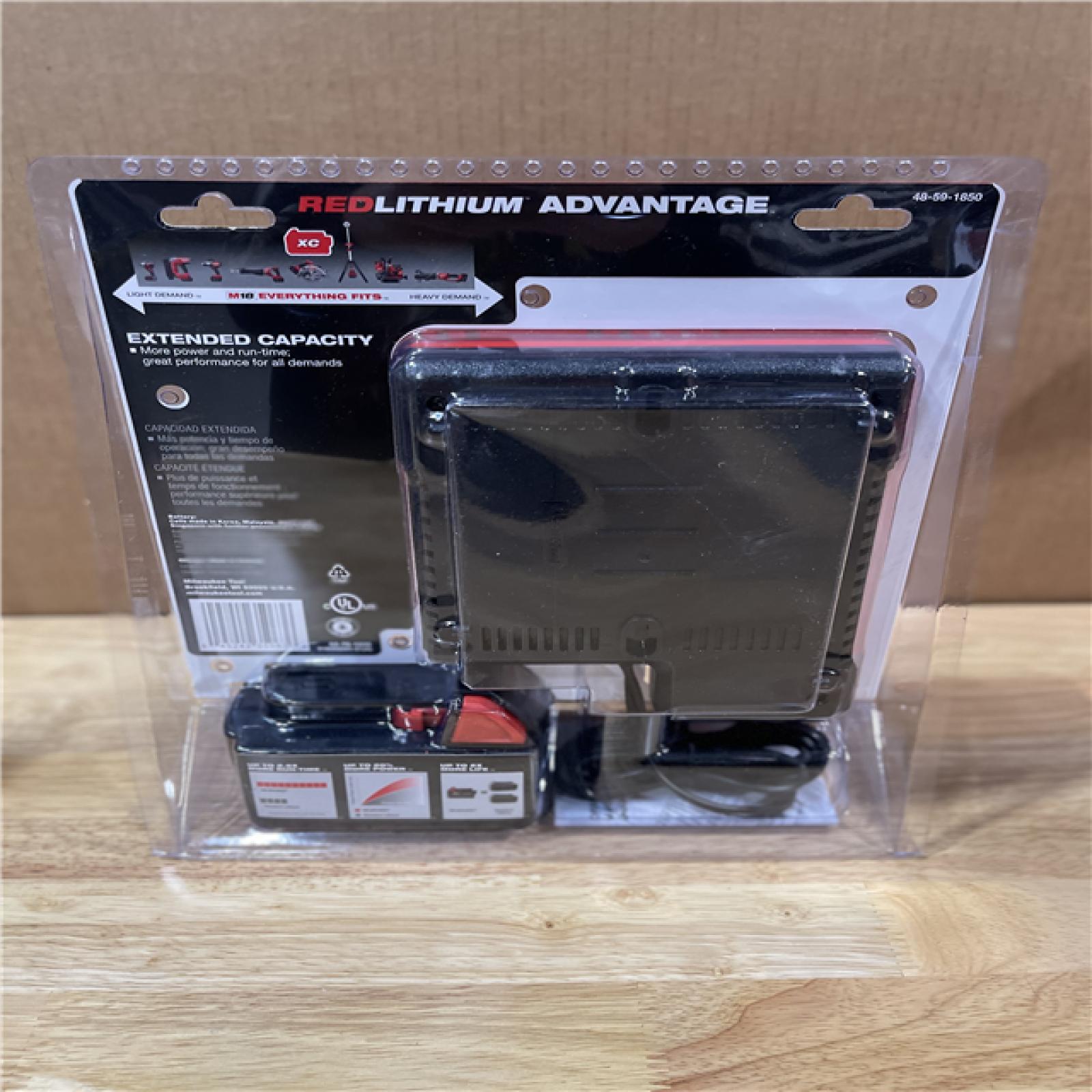 NEW!- Milwaukee 18-Volt Lithium-Ion XC Starter Kit with One 5.0Ah Battery and Charger