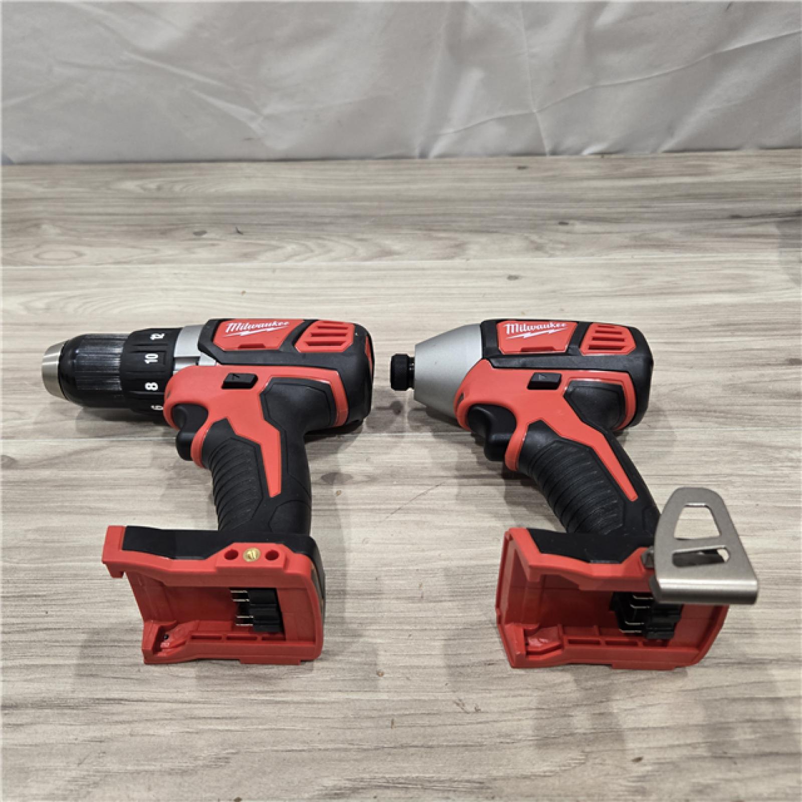 AS-IS Milwaukee 18V Cordless 2-Tool Drill/Driver and Impact Driver Kit