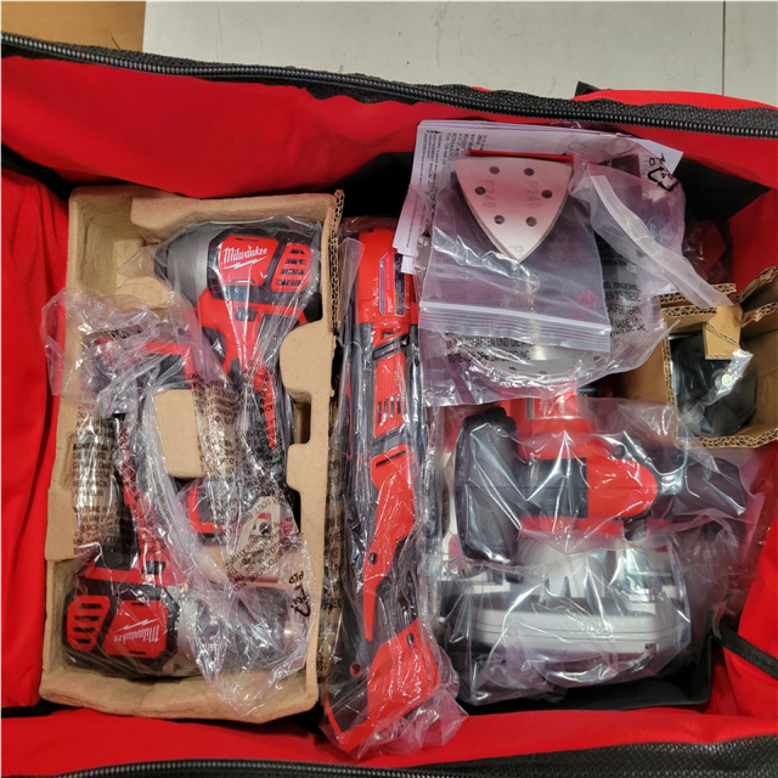 CALIFORNIA AS-IS MILWAUKEE M18 6-TOOL COMBO KIT