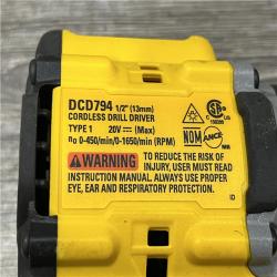 AS-IS DEWALT Atomic 20V Lithium-Ion Cordless Compact 1/2 in. Drill/Driver Kit