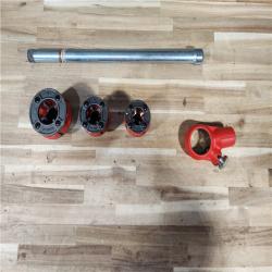 HOUSTON LOCATION - AS-IS RIDGID 36345 Exposed Ratchet Threader Set  1/2-1 Capacity NPT