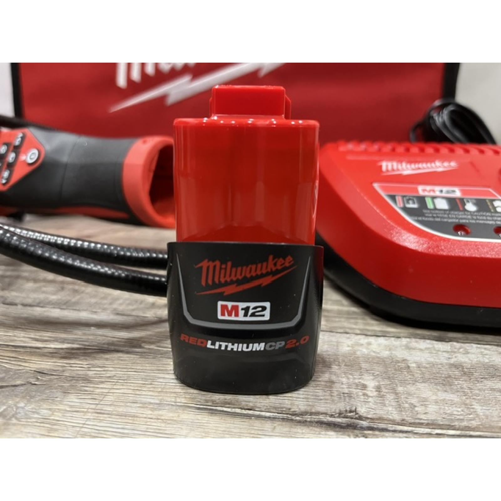 AS-IS Milwaukee 12V Lithium-Ion Cordless M-SPECTOR 360-Degree 4 ft. Inspection Camera Kit