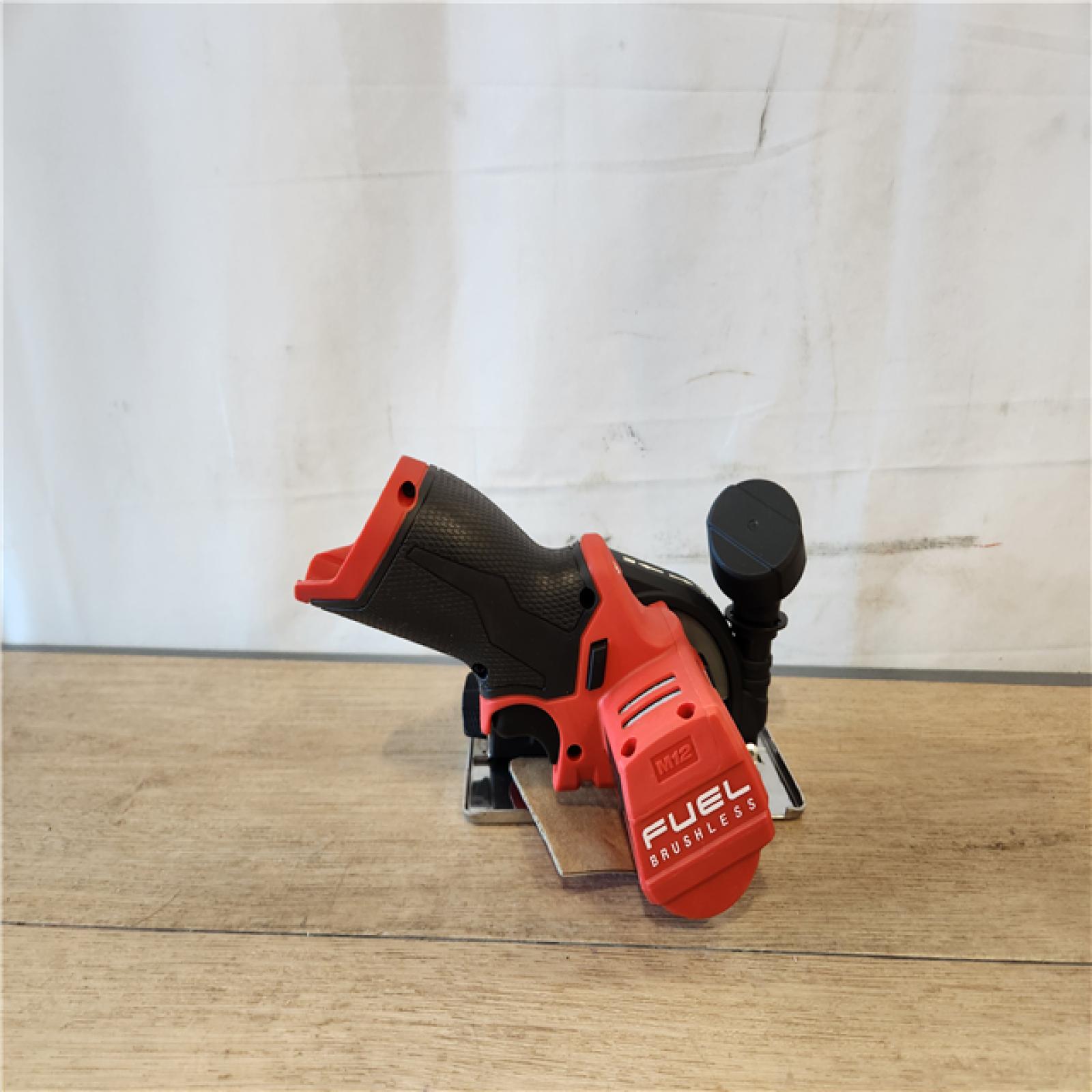 AS-IS- Milwaukee FUEL 12V Lithium-Ion Brushless Cordless 3 in. Cut Off Saw (Tool-Only)