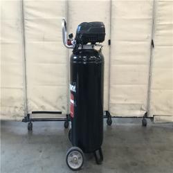 California AS-IS Husky 20 Gal. 200 PSI Oil Free Portable Vertical Electric Air Compressor-Appears LIKE-NEW Condition