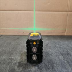Phoenix NEW DEWALT 55 ft. Green Self-Leveling Cross Line Laser Level with (2) AA Batteries & Case (Powers On)