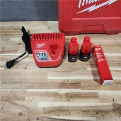 HOUSTON LOCATION - AS-IS M12 12-Volt Lithium-Ion Cordless PEX Expansion Tool Kit with (2) 1.5 Ah Batteries  (3) Expansion Heads and Hard Case