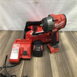 AS-IS Milwaukee FUEL 18V Lithium-Ion Brushless Cordless 1/2 in. Impact Wrench w/Friction Ring Kit