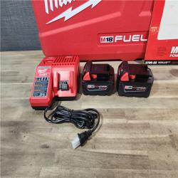 HOUSTON LOCATION - AS-IS (APPEARS LIKE NEW) Milwaukee M18 FUEL ONE-KEY 18-Volt Lithium-Ion Brushless Cordless Hammer Drill/Impact Driver Combo Kit w/(2) 5.0Ah Batteries, Case