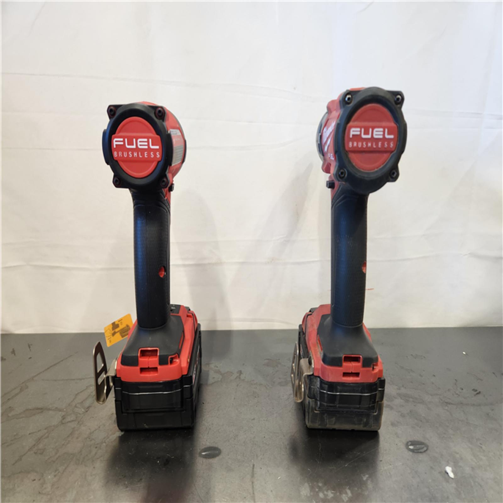 AS-IS- Milwaukee FUEL 18V Lithium-Ion Brushless Cordless Hammer Drill and Impact Driver Combo Kit