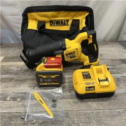 AS-IS DEWALT FLEXVOLT 60-Volt MAX Cordless Brushless Reciprocating Saw Kit