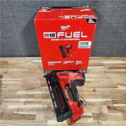 HOUSTON LOCATION - AS-IS Milwaukee  FUEL 18-Volt Lithium-Ion Brushless Cordless Gen II 16-Gauge Angled Finish Nailer (Tool-Only)