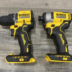AS-IS DEWALT ATOMIC 20-Volt MAX Lithium-Ion Cordless (2-Tool) Combo Kit