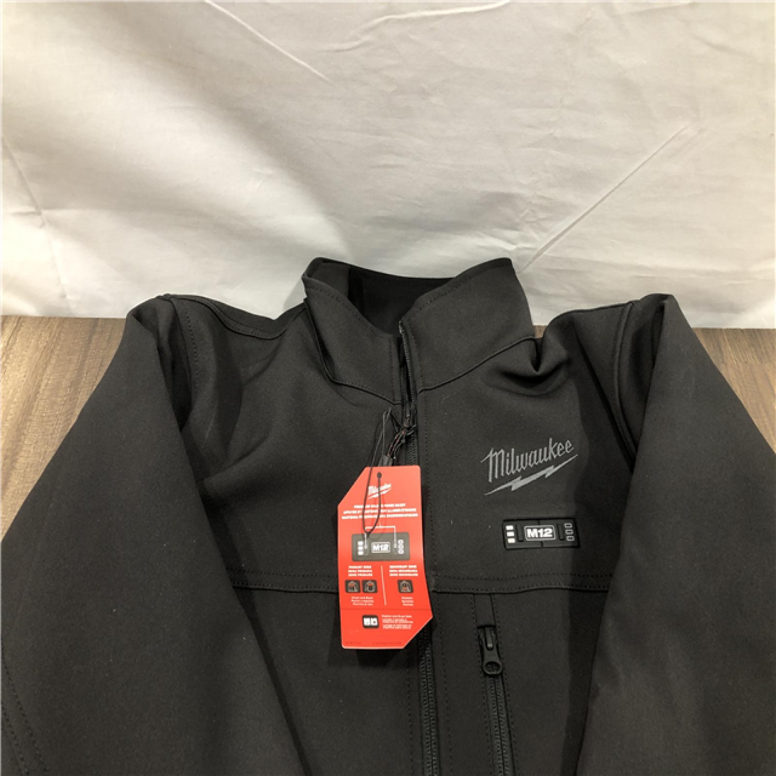 AS-IS Milwaukee Men's Small 12V Lithium-Ion Cordless TOUGHSHELL Black Heated Jacket with