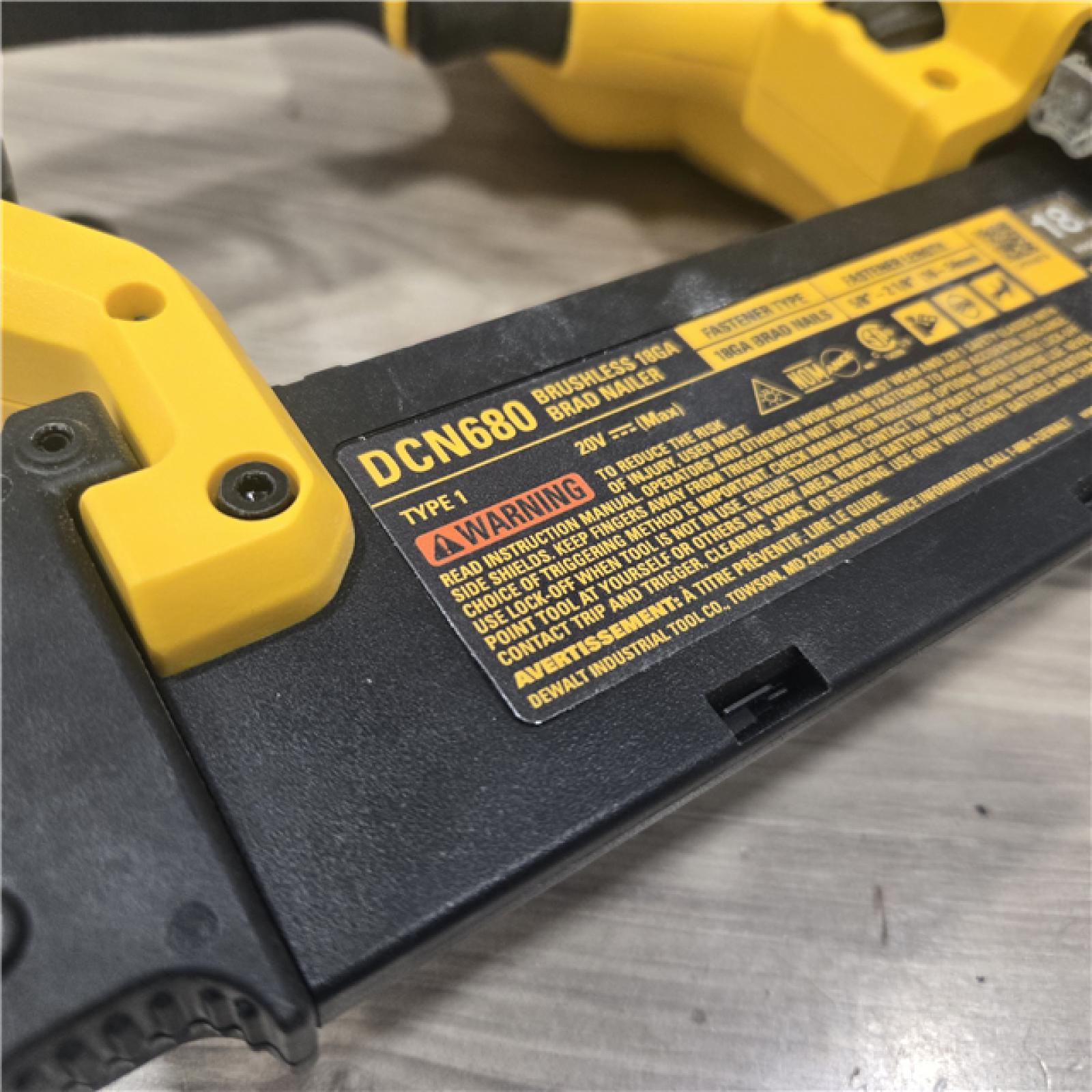 AS-IS DeWalt 20V MAX XR Cordless 18-Gauge Brad Nailer (Tool Only)