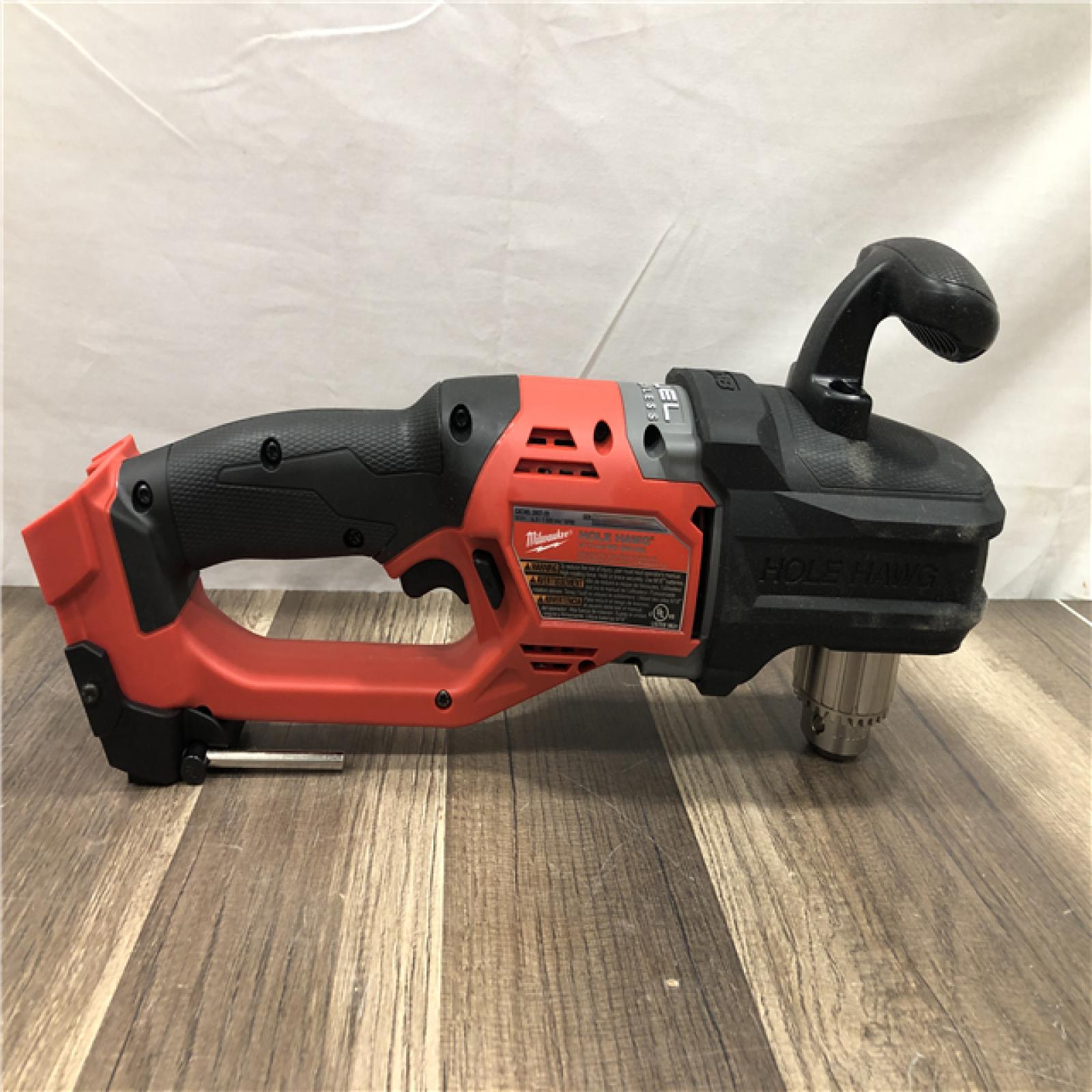 AS-IS Milwaukee FUEL GEN II 18V Lithium-Ion Brushless Cordless 1/2 in. Hole Hawg Right Angle Drill (Tool-Only)