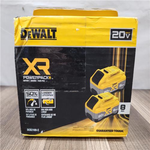 NEW- DEWALT 20V MAX XR Lithium-Ion 8.0 Ah Battery Pack (2-Pack)