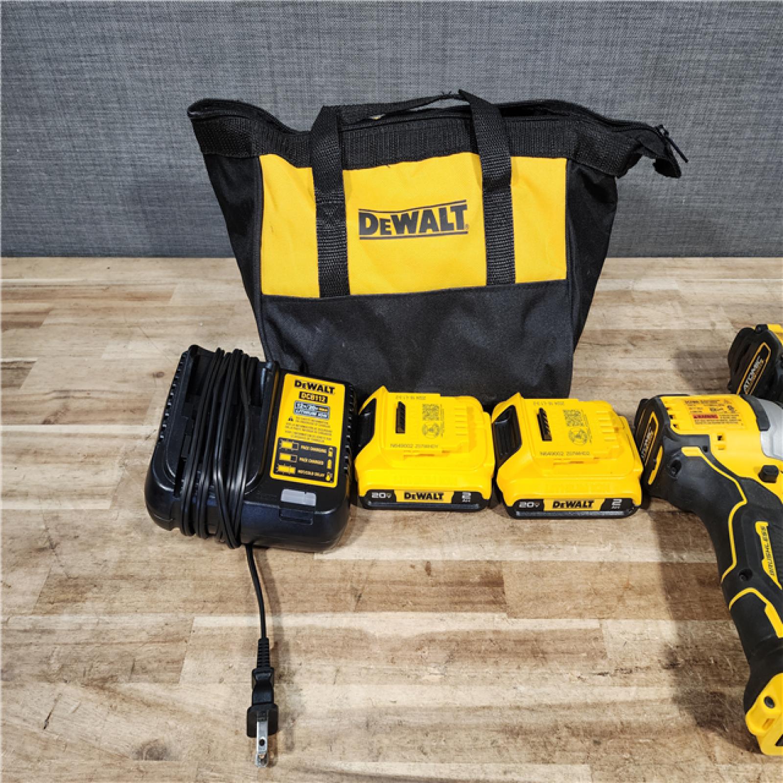 HOUSTON LOCATION - AS - IS DEWALT 2 TOOL COMBO KIT W/ (2) BATTERY & CHARGER