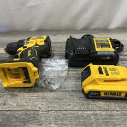 AS-IS DEWALT Atomic 20V Lithium-Ion Cordless Compact 1/2 in. Drill/Driver Kit