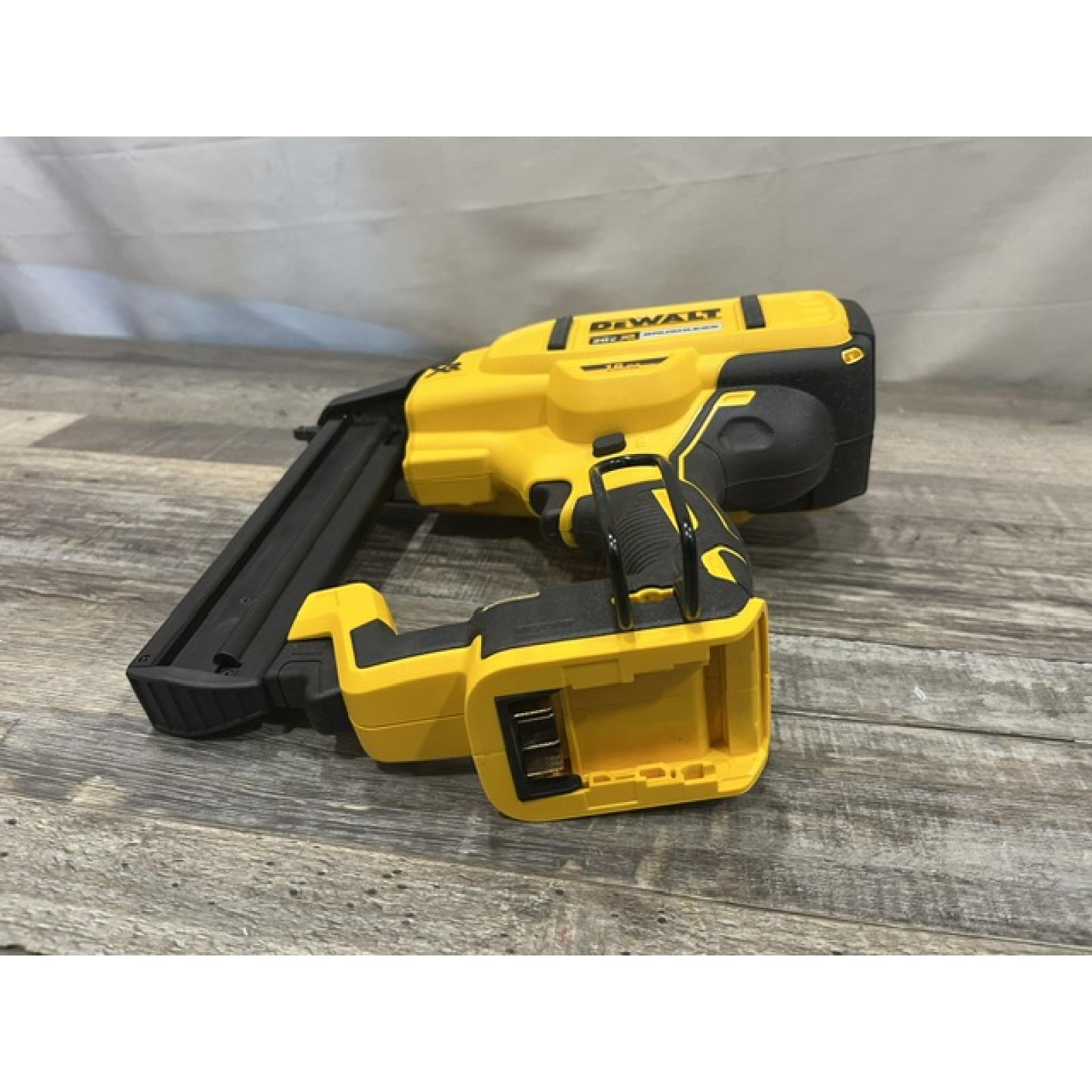 AS-IS DEWALT Cordless 18-Gauge Narrow Crown Stapler (Tool Only)