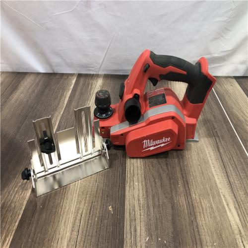 AS-IS Milwaukee 18V Lithium-Ion Cordless 3-1/4 in. Planer (Tool-Only)