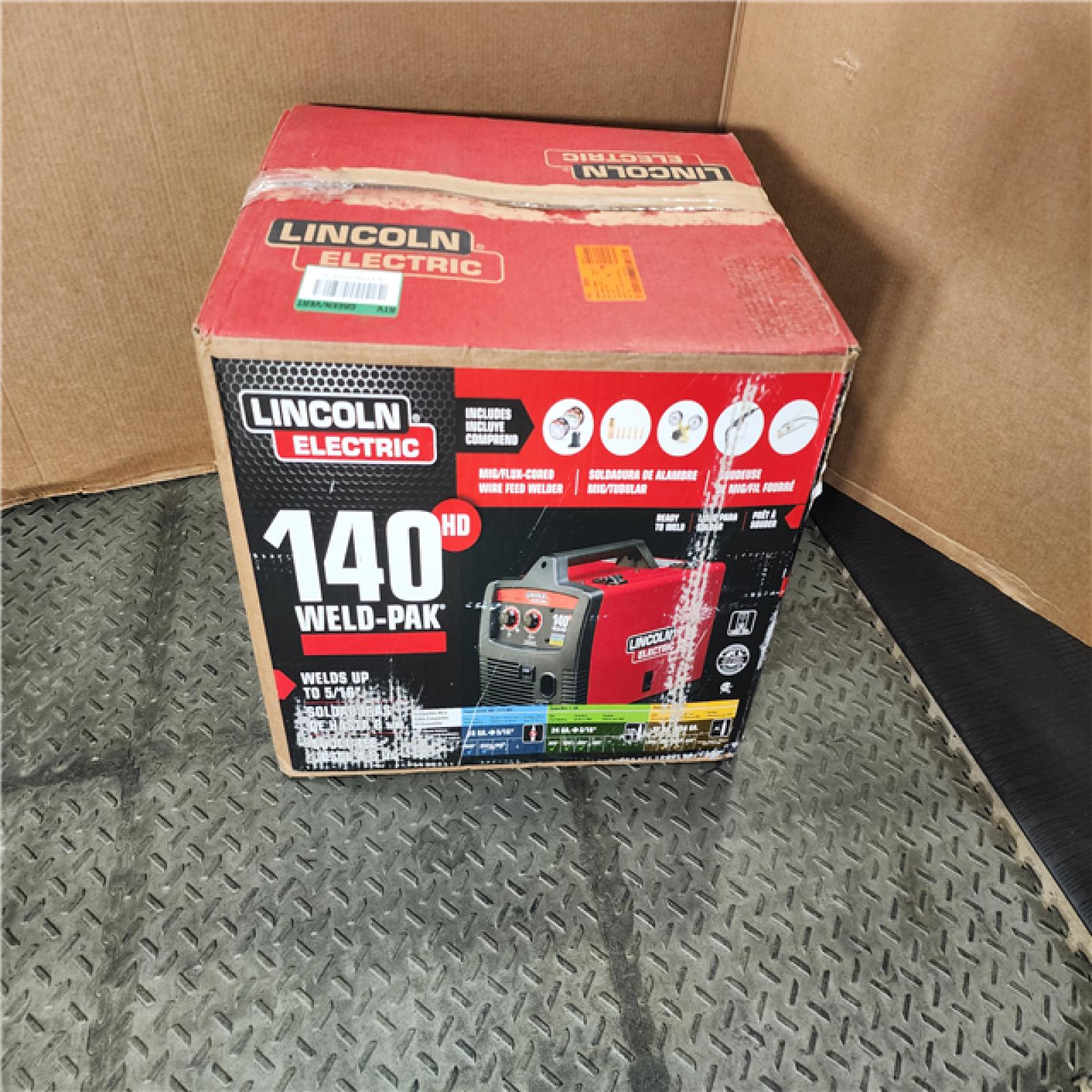 HOUSTON LOCATION - AS-IS Lincoln Electric Weld-Pak 140HD Wire Feed Welder