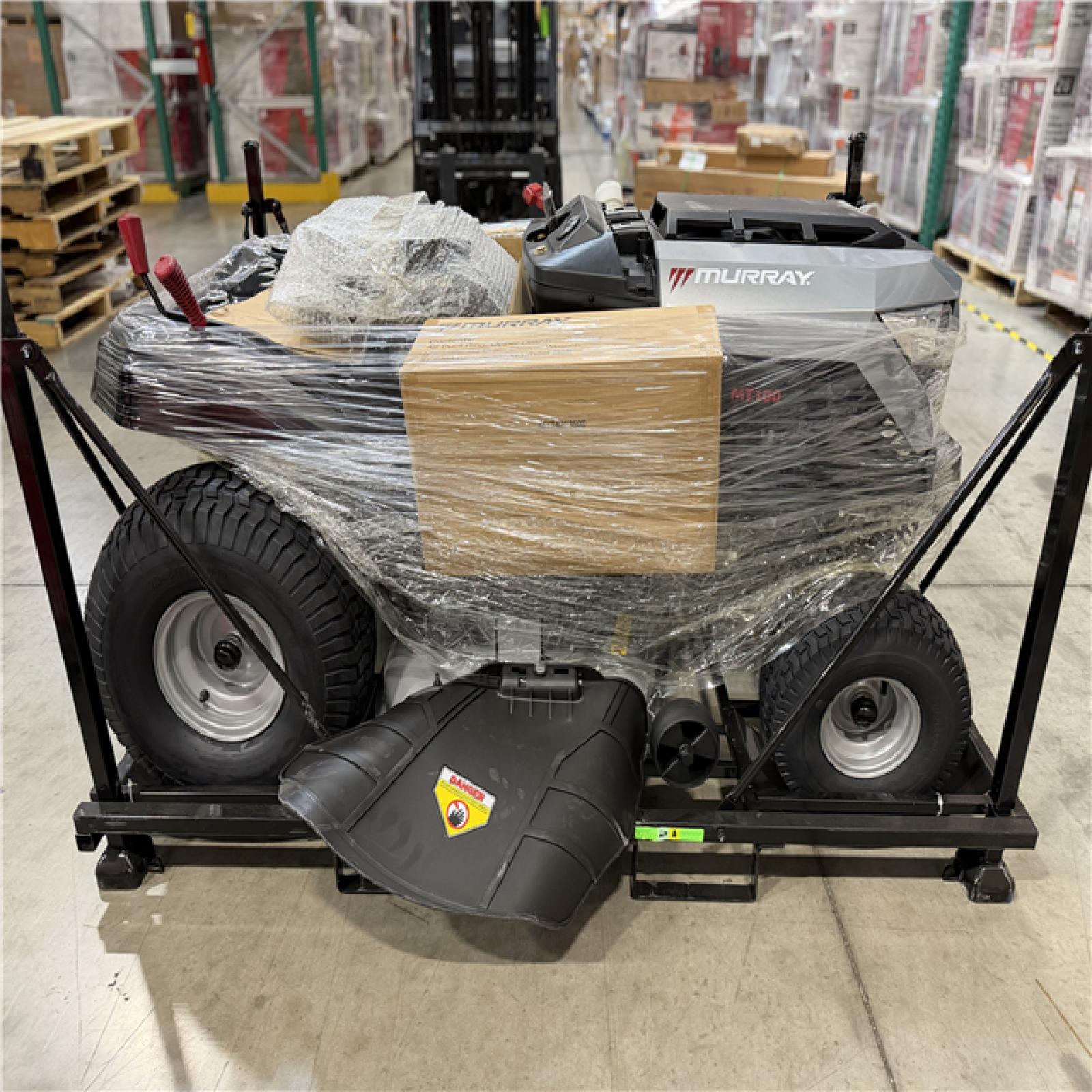 DALLAS LOCATION- AS IS MT100 42 in. 13.5 HP 500cc Engine Gas Riding Lawn Tractor Mower