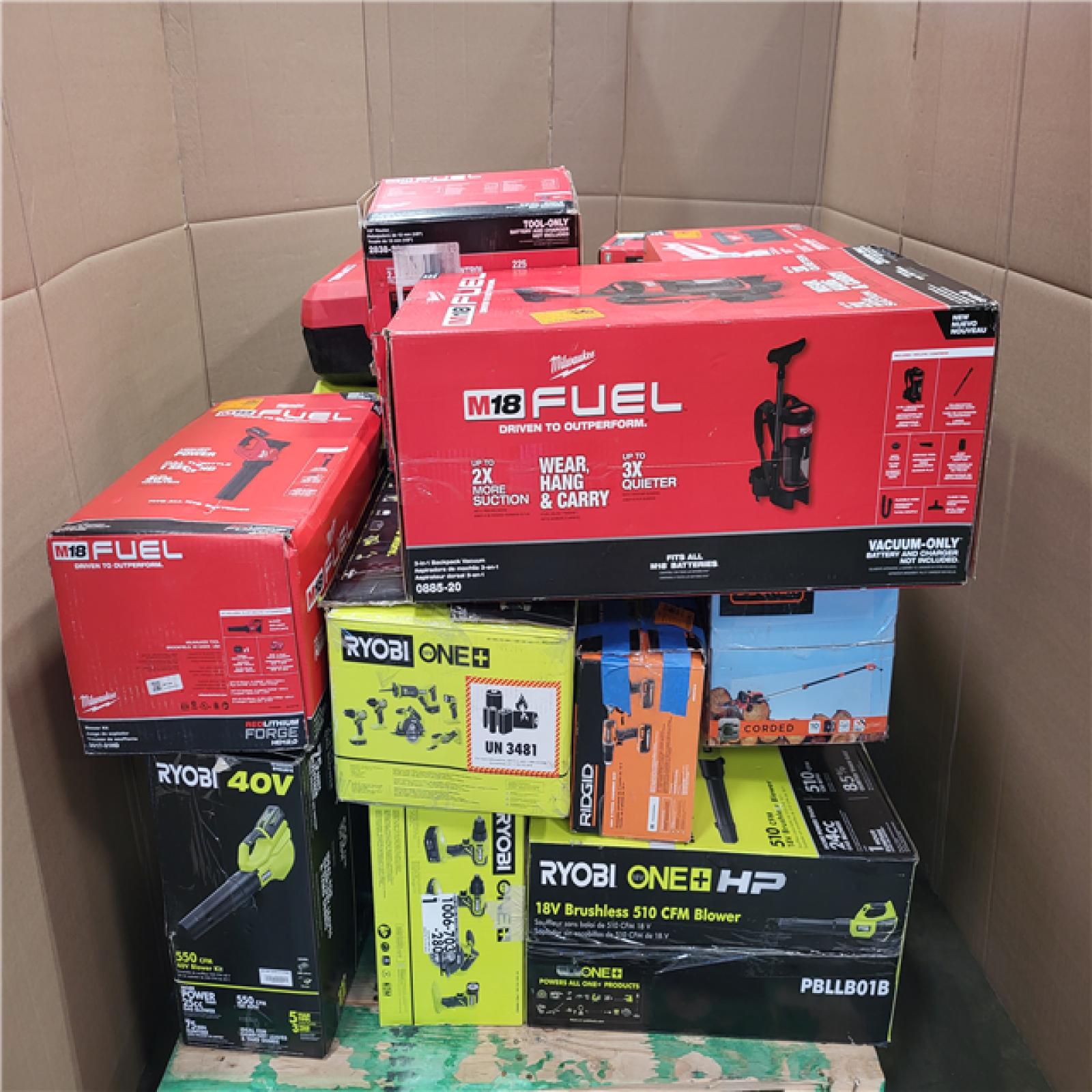 California AS-IS Tool Pallet