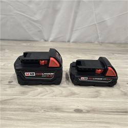 AS-IS Milwaukee M18 18V Starter Kit with One 5.0 Ah and One 2.0 Ah Battery and Charger
