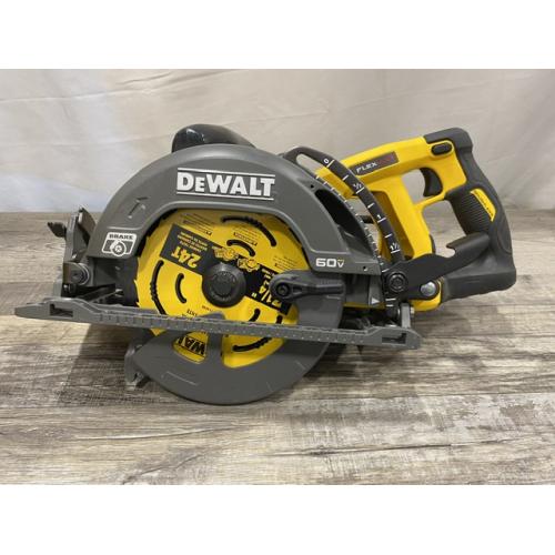 AS-IS DEWALT FLEXVOLT 60V MAX Cordless Brushless 7-1/4 in. Wormdrive Style Circular Saw (Tool Only)