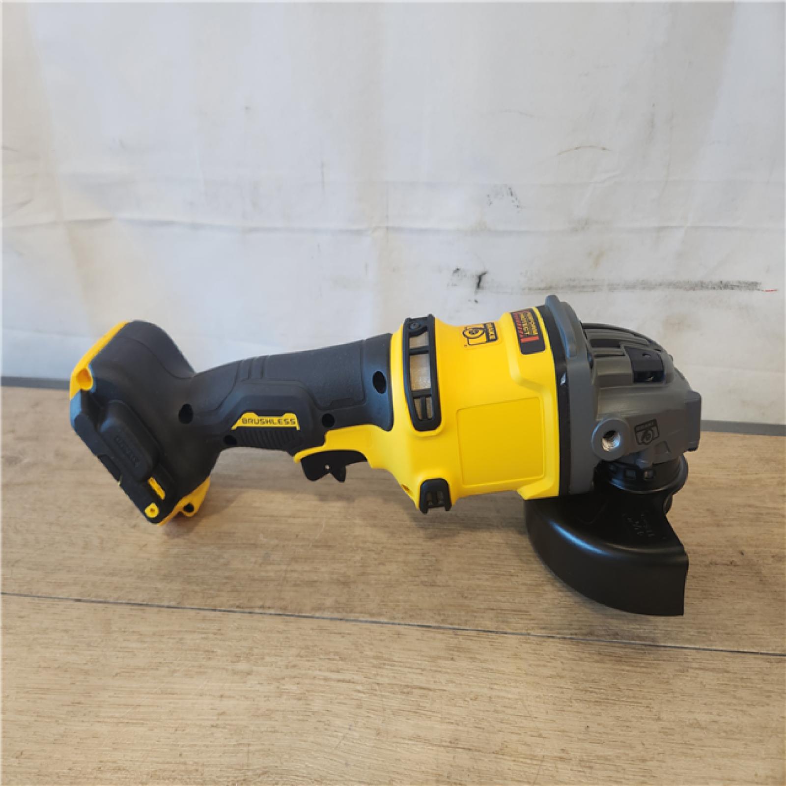 AS-IS- FLEX VOLT 60-Volt MAX Lithium-Ion Cordless Brushless 4.5 in. to 6 in. Small Angle Grinder with 9 Ah Battery and Charger