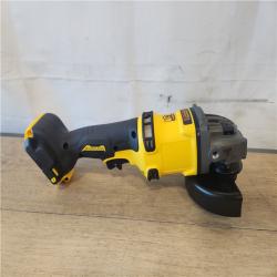 AS-IS- FLEX VOLT 60-Volt MAX Lithium-Ion Cordless Brushless 4.5 in. to 6 in. Small Angle Grinder with 9 Ah Battery and Charger