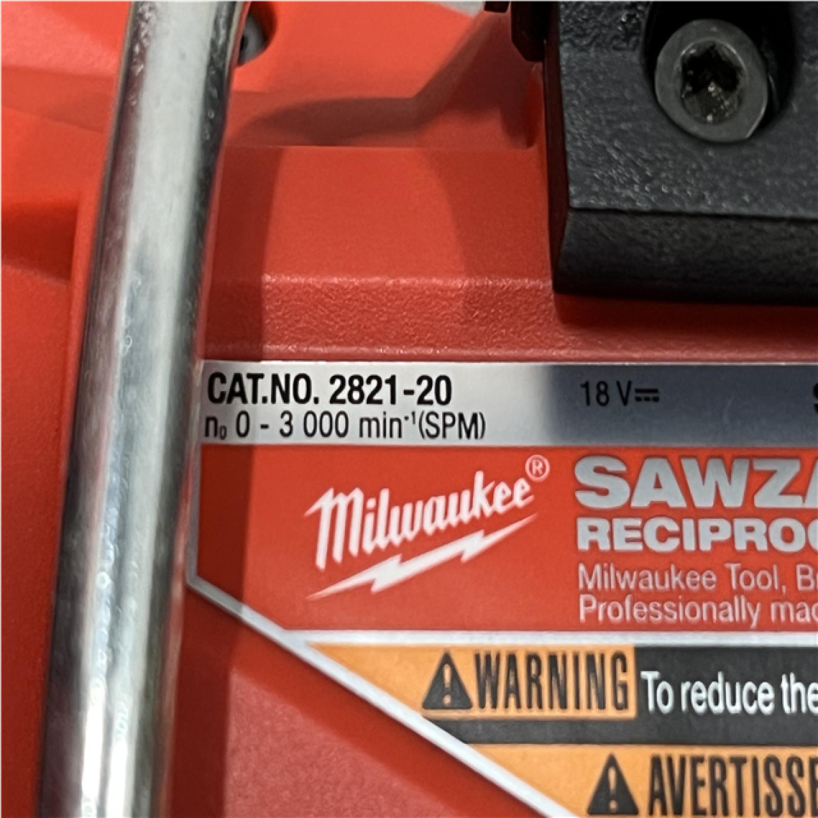 AS-IS Milwaukee FUEL GEN-2 18V Lithium-Ion Brushless Cordless SAWZALL Reciprocating Saw (Tool-Only)