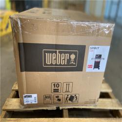 DALLAS LOCATION - Weber Spirit E-325 3-Burner Propane Gas Grill in Black with Powerful Boost Burners