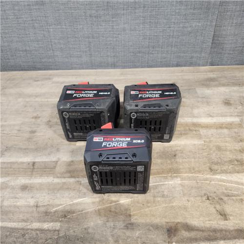 HOUSTON LOCATION - AS-IS MILWAUKEE FORGE BATTERY PACK QTY - 3