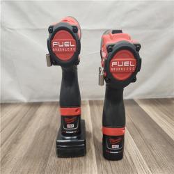 AS-IS- Milwaukee 12V Brushless Hammer Drill and Impact Driver Combo Kit