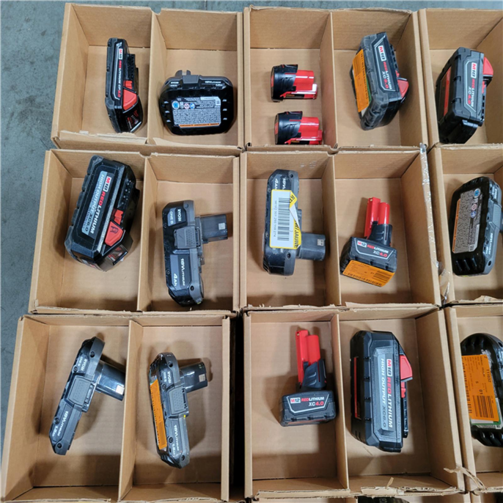 CALIFORNIA AS-IS BATTERY PALLET