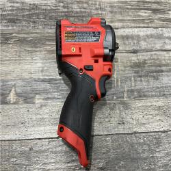 AS-IS Milwaukee FUEL 12V Lithium-Ion Brushless Cordless Stubby 3/8 in. Impact Wrench (Tool-Only)