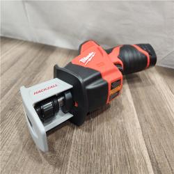AS-IS- Milwaukee 12V 1.5Ah Cordless Straight Handle Reciprocating Saw Kit