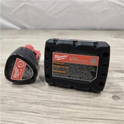 LIKE NEW! - Milwaukee M12 12V 4.0 Ah and 2.0 Ah Battery Packs and Charger Starter Kit (48-59-2424)