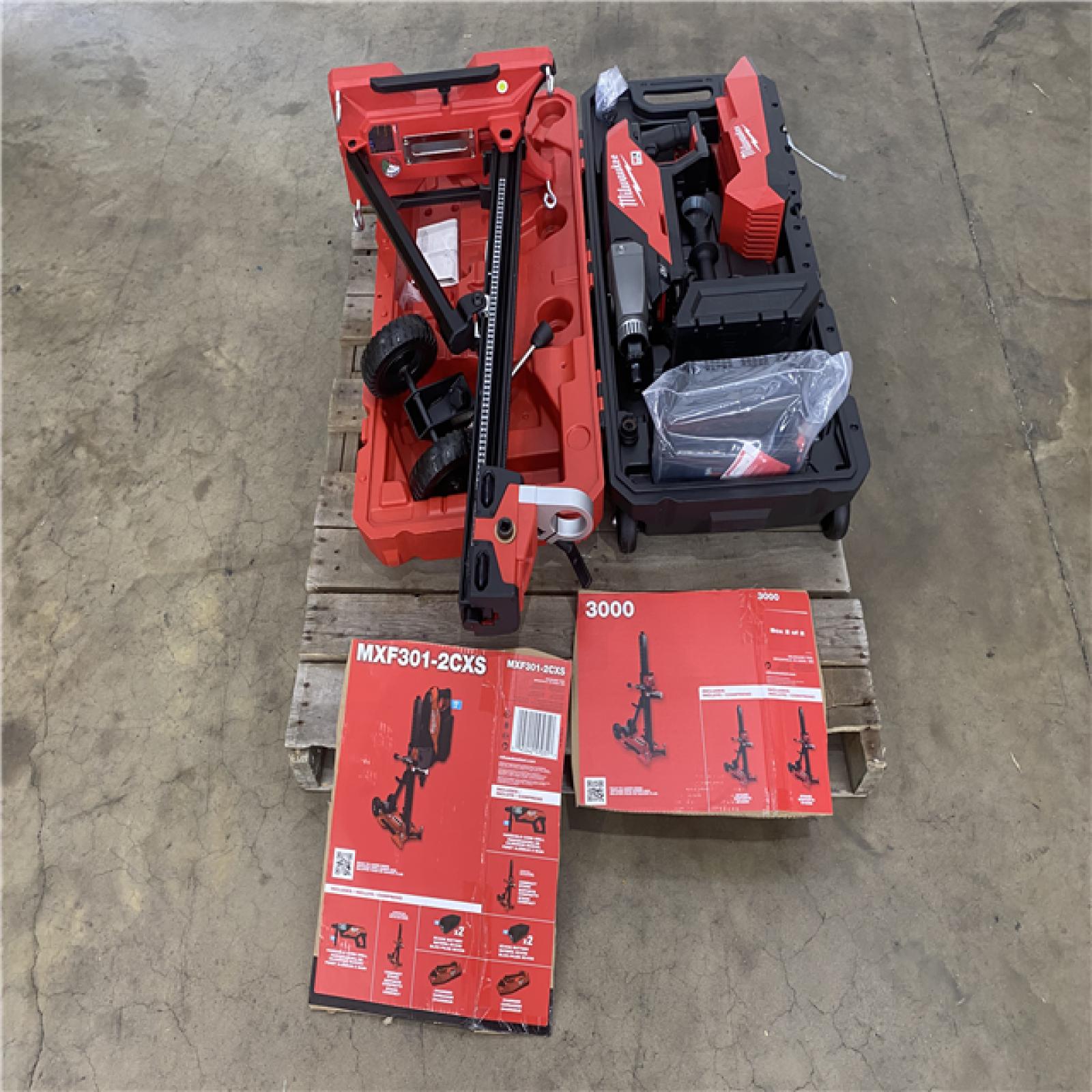 Houston Location AS-IS Milwaukee Handheld Core Drill With Compact Stand
