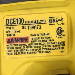 AS-IS DEWALT Cordless Compact Jobsite Blower(Tool Only)